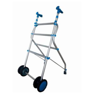 Andador de aluminio con 2 ruedas básico